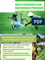 Transformasi Pertanian Dan Pembangunan Daerah Pedesaan