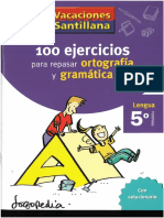 Ortografía y Gramática de 5