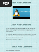 1.1 Find - Command