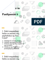 Online Quiz in Araling Panlipunan 6