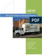 Recycle Depot - 2010 Annual Report