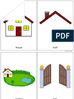 Rooms in The House Flashcards Home Picture Cards Images