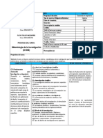 Silabo 2 Metodologia de La Investigacion