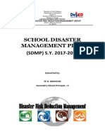School Disaster Management Plan (SDMP) S.Y. 2017-2018: Submitted by