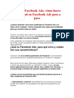 Guía de Facebook Ads para Emprendedores