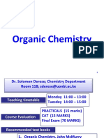 Ach 101 - Organic Chemistry For Agriculture