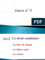 Droit Cambiaire - Lettre de Change - Séance 3