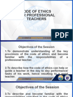 Code of Ethics For Professional Teachers