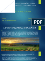 Prezentacija Proizvodnja Vina