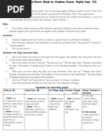 Graphs and Charts Sheet