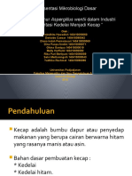 Kelompok 6 'Peranan Jamur Aspergillus Wentii Dalam Industri Fermentasi Kecap Menjadi Kedelai'