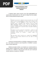 Pratica processual penal - exercicio 04 (parecer)