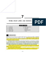 Notes, Lecture 2 - Time and Motion Study