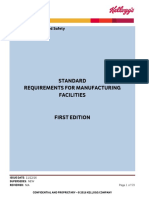 General Standard Requirements For Manufacturing Facilities