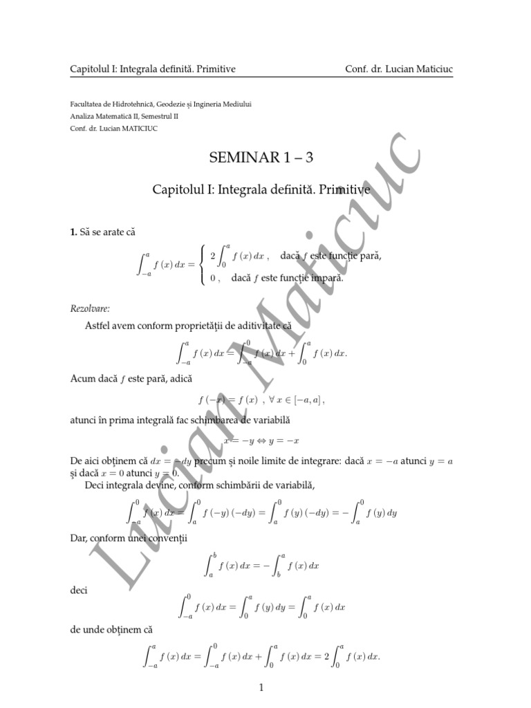 Substituția universală în integrale | PDF | Teaching Methods & Materials