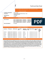 Product Data Sheet For Kleenguard® G10 Blue Nitrile Gloves - 24Cm Ambidextrous / Blue