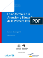 Lo No Formal en La Atención y Educación de La Primera Infancia