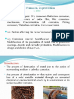 Metal Corrosion Causes and Prevention