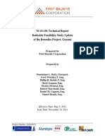 Ni 43 101 Technical Report Bankable Feasibility Study Update of The Bonasika Project Guyana