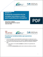 Como calcular LCOE y sensibilidades