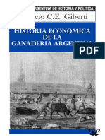 Historia economica de la ganaderia argentina