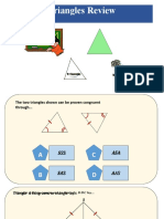 Geometry Section 7 - Triangles Review