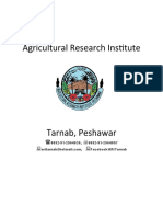 Agricultural Research Institute: 0092-91-2964030, 0092-91-2964097 Facebook/Aritarnab