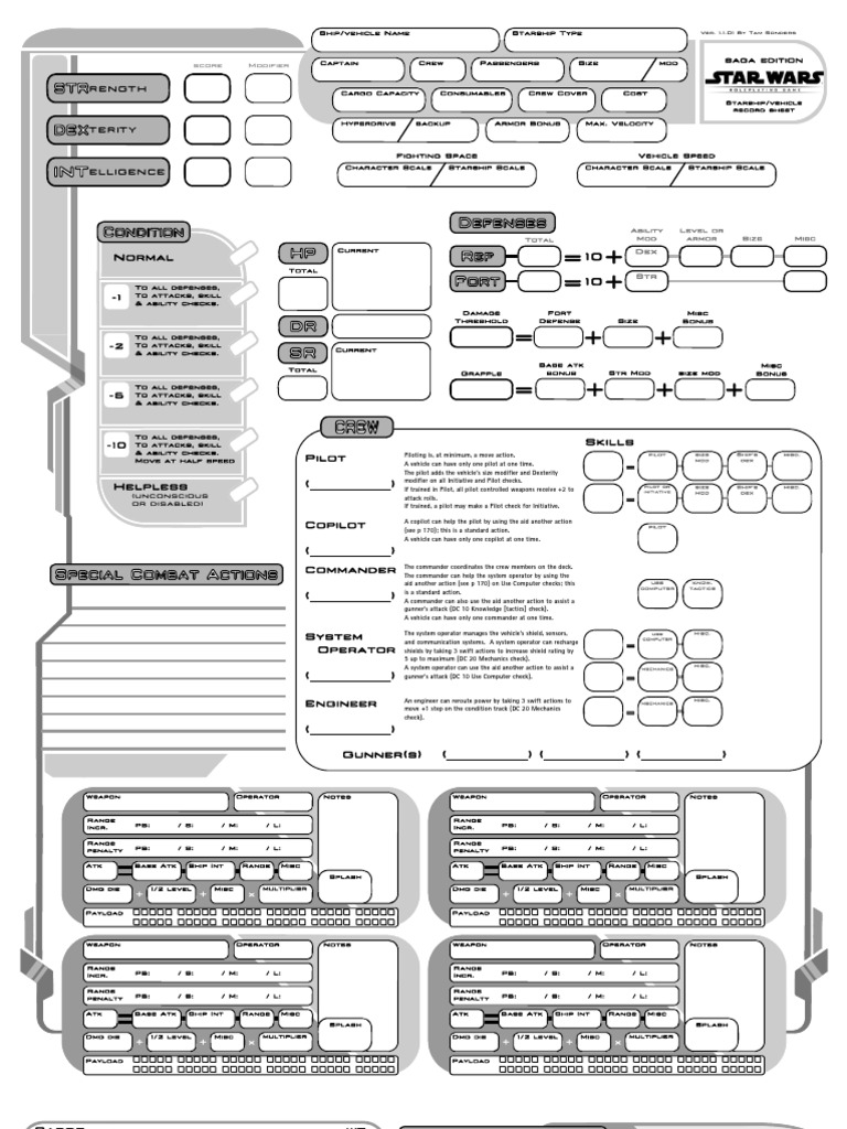 Star Wars Roleplaying Game Saga Edition Pdf