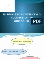 EL PROCESO CONTENCIOSO ADMINISTRATIVO ORDINARIO A