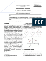 Wheatstone Bridge and Bioengineering