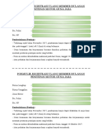 Formulir Registrasi Ulang Guna Jasa