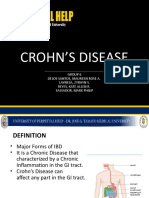 Crohn'S Disease: Group 6 Delos Santos, Maureen Rose A. Laynesa, Zyrhyn S. Reyes, Kate Allen R. Salvador, Mark Philip