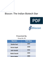 Biocon: The Indian Biotech Star