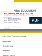 Rethinking Education: Innovations, Policy, & Practice