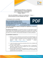 Guía de Actividades y Rúbrica de Evaluación-Tarea 1 Reconocimiento de Las Unidades Del Curso