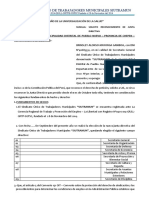 Solicito Reconocimiento de Junta Directiva Sindical