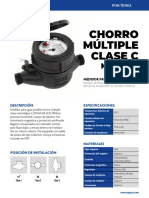 Ficha Tecnica Medidor Chorro Multiple Clase C - NOM