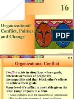 Chapter XVI - Organizational Conflict, Politics, and Change