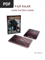 Gang Tactics - Van-Saar - 2nd Ed