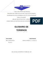 GLOSARIO DE TERMINOSMIGUEL