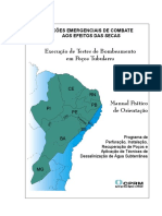 Execução de Testes de Bombeamento Em Poços Tubulares - Manual Prático de Orientação (Cprm, Feitosa f.a.c. Et .Al), 1998