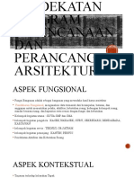 Pendekatan Perencanaan Dan Perancangan