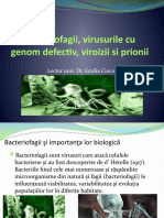 Bacteriofagii, Virusurile Cu Genom Defectiv, Viroizii