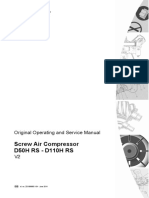 Screw Air Compressor D50H RS - D110H RS: Original Operating and Service Manual