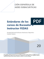 Estándares cursos FEDAS/CMAS ENBAD