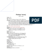 Package Texreg': June 18, 2020