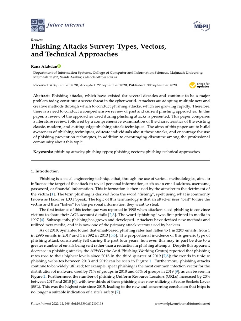 Futureinternet 12 V2 Pdf Phishing Computer Network Security
