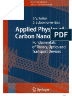 Intro Applied Physics of Carbon Nanotubes (WWW - Trgma