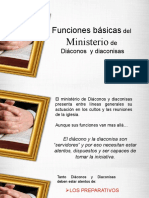 Funciones Basicas de Los Diaconos