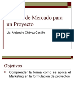 Estudio de Mercado para Un Proyecto: Lic. Alejandro Chávez Castillo